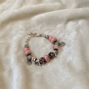 Pink Charm Bracelet